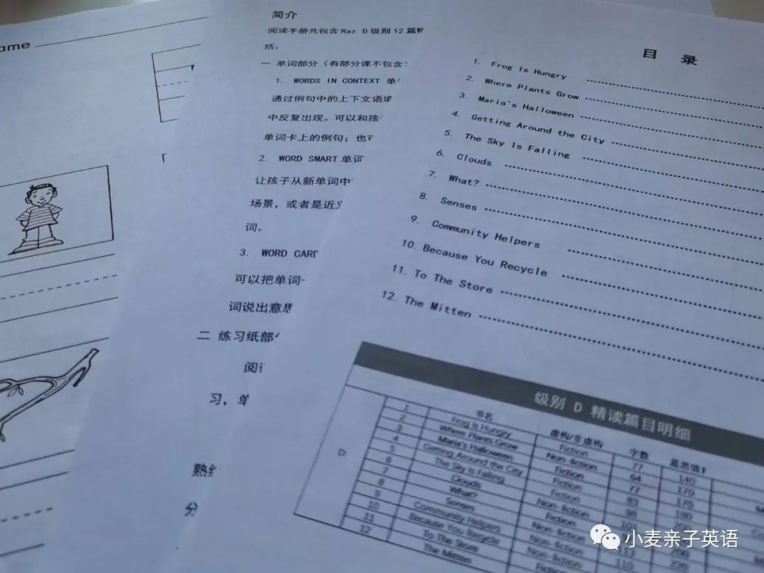 外教分级阅读一对一教案_RAZ精读教案Lesson Plan _ RAZ分级读物教学目标 